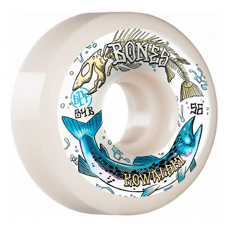 Bones SPF Kowalski Salmon Spawn P5 Sidecut Skateboard Wheels – 56mm 84B