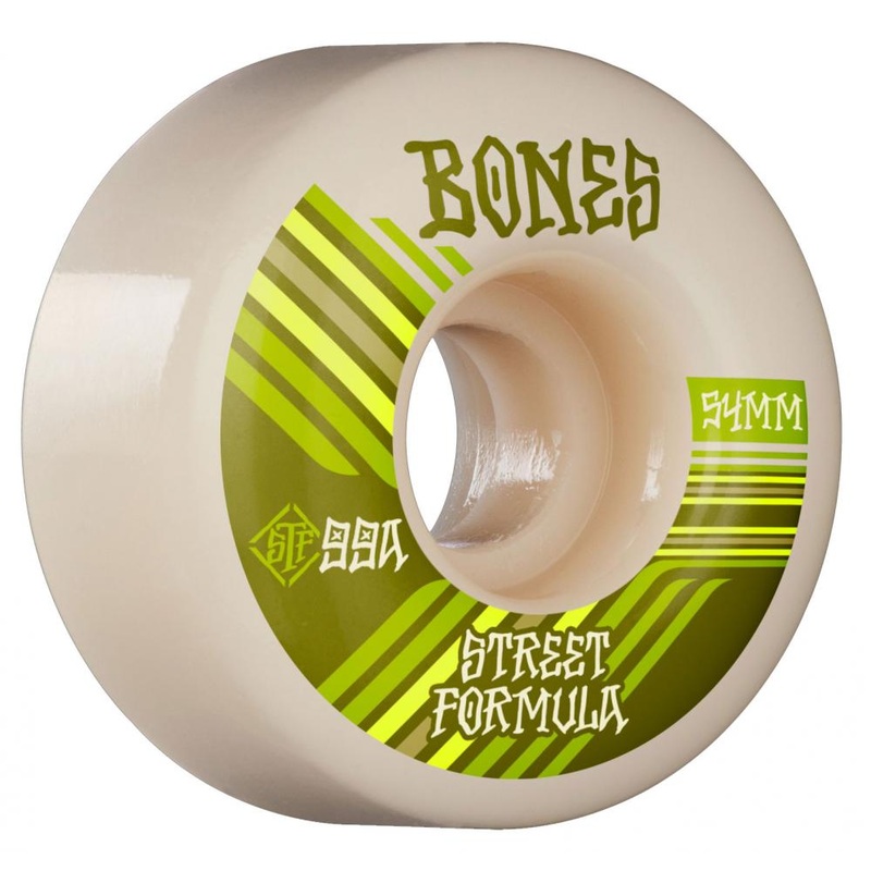 Bones STF Retros V4 Wide Skateboard Wheels – 54mm 99a