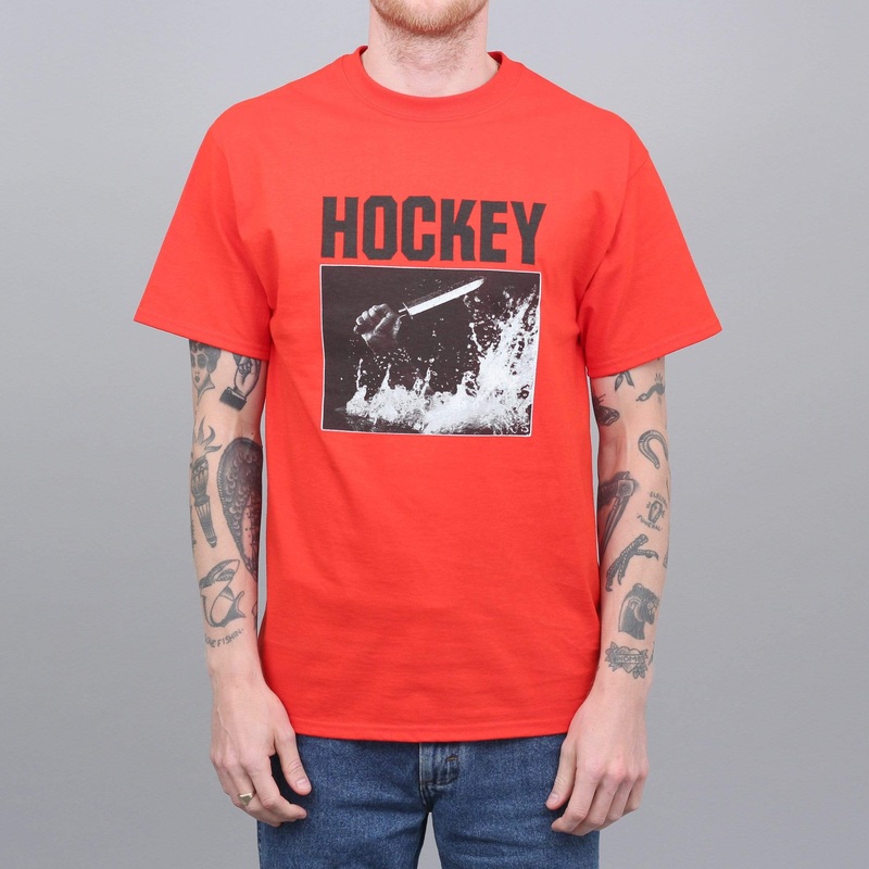 Hockey City Fear T-Shirt Fiery Red Small