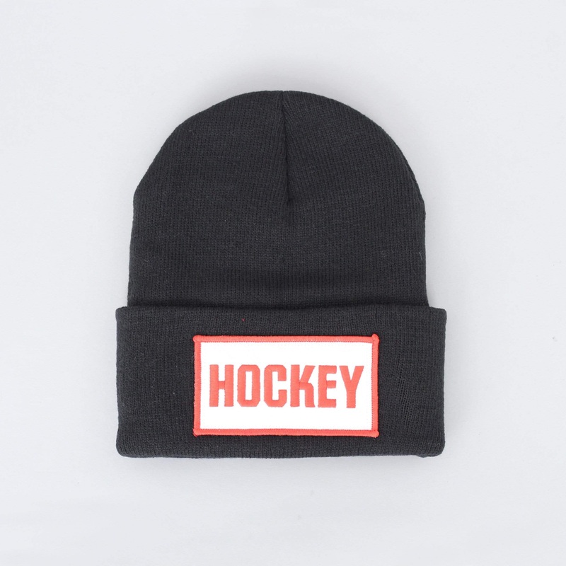Hockey Patch Beanie Black
