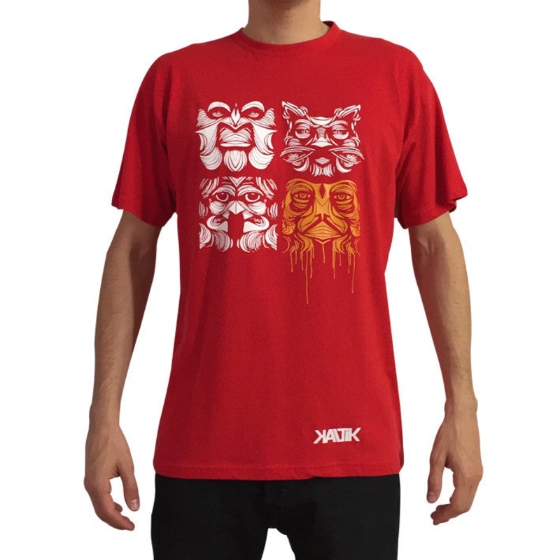 Kaltik Quad Face Red M