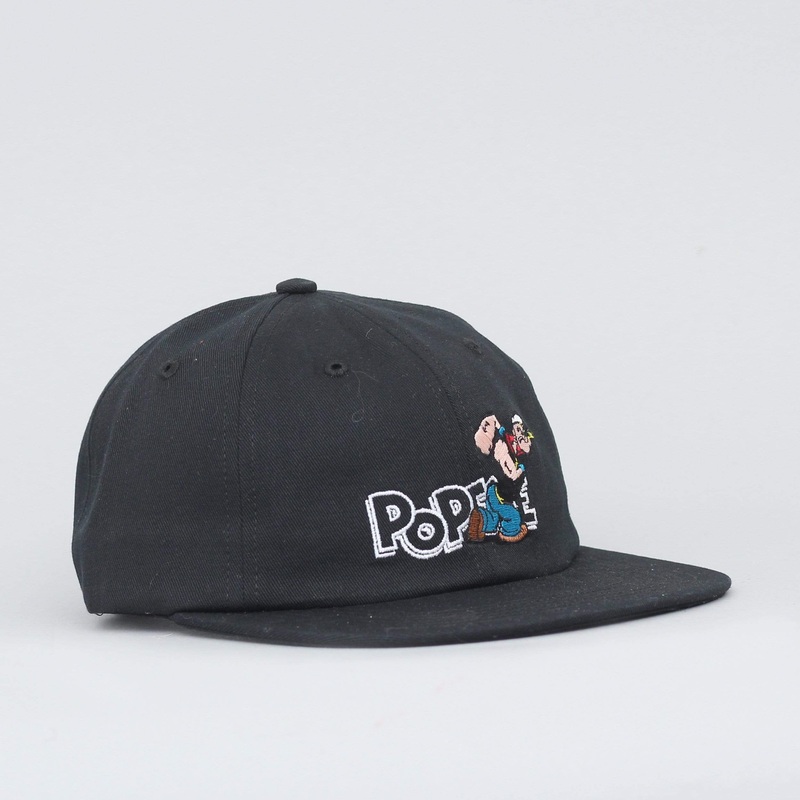 Pop Trading Pop Eye 6 Panel Cap Black