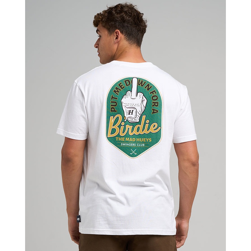 The Mad Hueys BIRDIE | SS TEE WHITE S