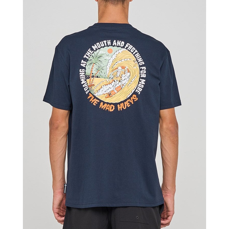 The Mad Hueys FOAMING AT THE MOUTH | SS TEE NAVY S
