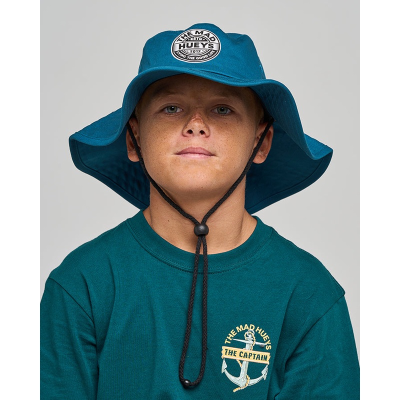 The Mad Hueys GOOD LIFE HUEYS | YOUTH WIDE BRIM HAT ATLANTIC OSFM
