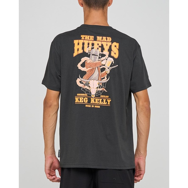 The Mad Hueys KEG KELLY | SS TEE VINTAGE BLACK S