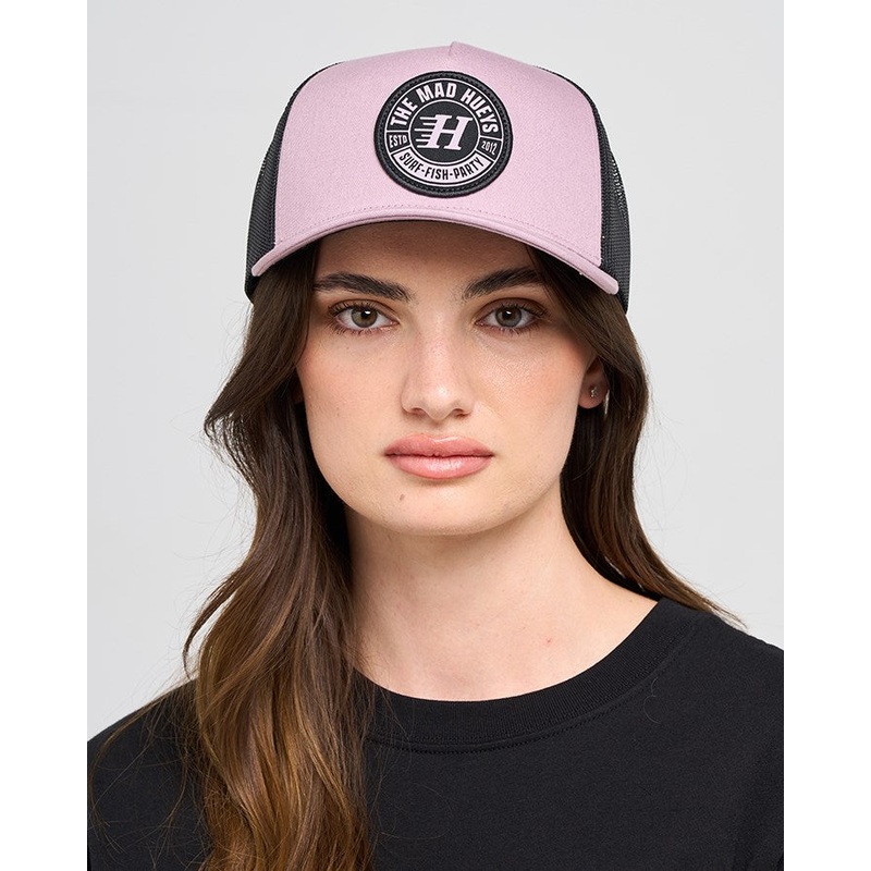 The Mad Hueys LIVING HUEYS | WOMENS TWILL TRUCKER DUSTY LILAC OSFM