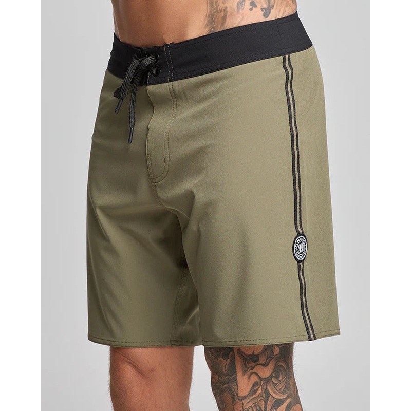 The Mad Hueys SEND IT | 18″ BOARDSHORT OLIVE 28