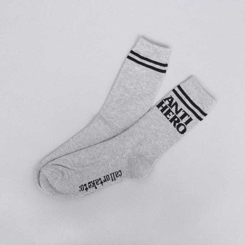 Anti Hero Blackhero If Found Socks Heather / Black