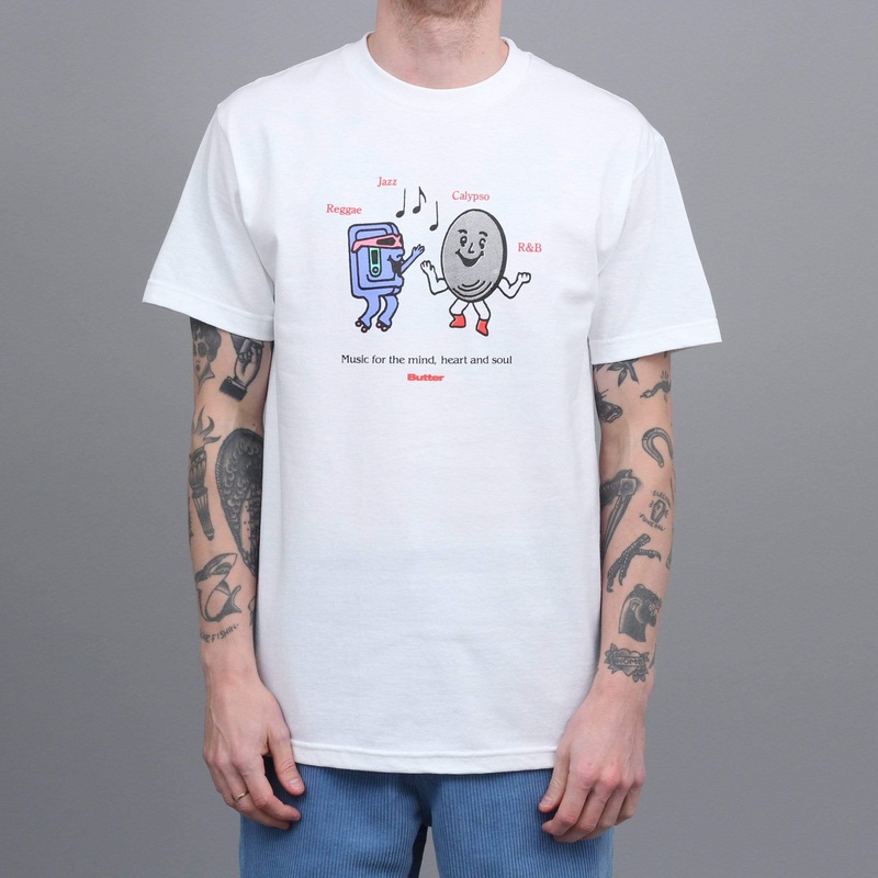 Butter Goods Soul T-Shirt White Small
