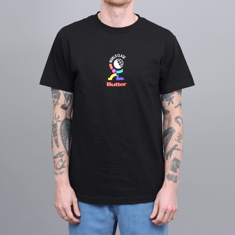 Butter Goods World Class T-Shirt Black Small