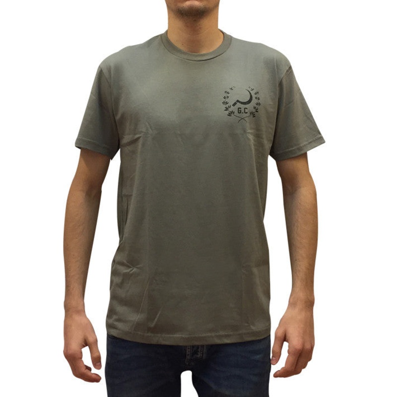 Crest t-shirt olive M