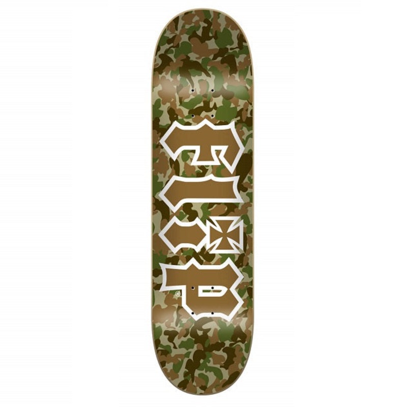 Flip Combat Brown Skateboard Deck – 8.0″