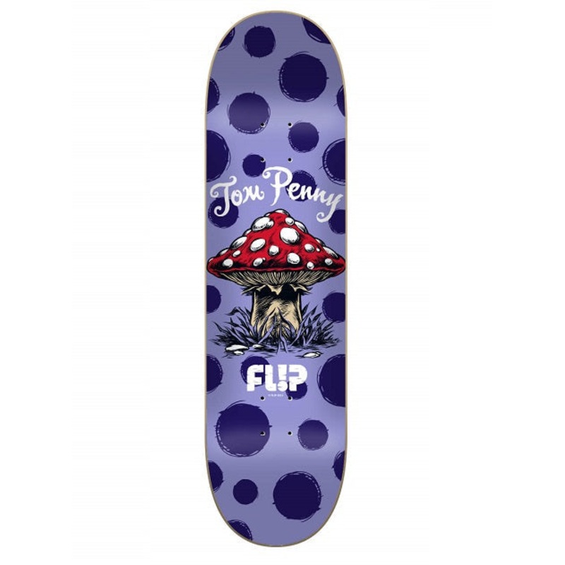 Flip Dots Reboot Purple Skateboard Deck – 8.13″