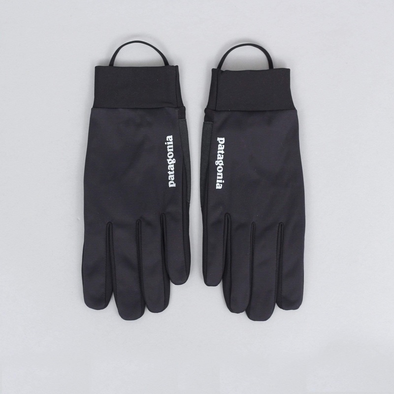 Patagonia Wind Shield Gloves Black Small