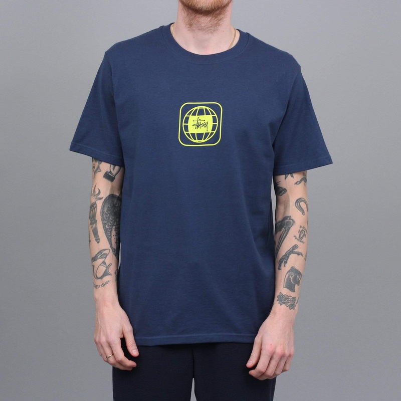Stussy Universal T-Shirt Navy Small