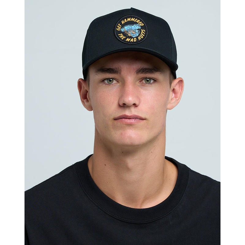 The Mad Hueys GET HAMMERED | TWILL SNAPBACK BLACK OSFM