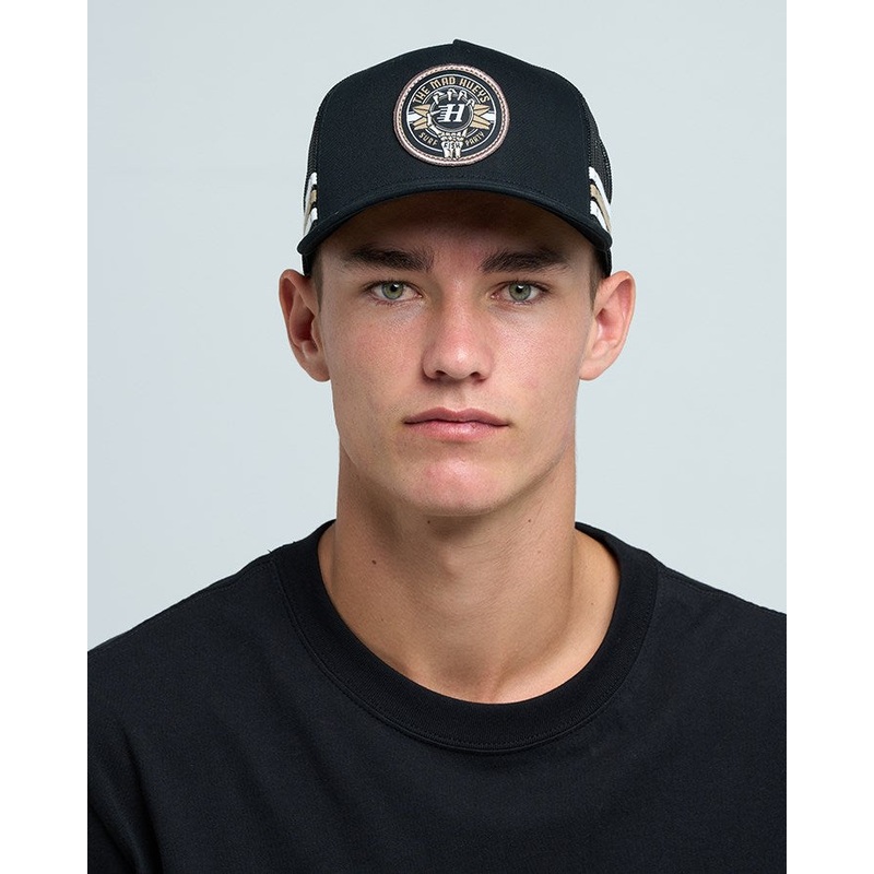 The Mad Hueys SURF HUEYS | TWILL TRUCKER BLACK OSFM