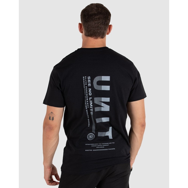 Unit MENS TEES – INDUSTRY BLACK S