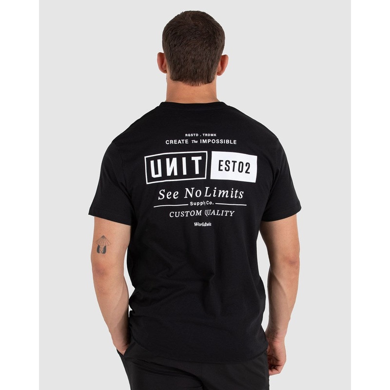 Unit MENS TEES – STATUS BLACK S