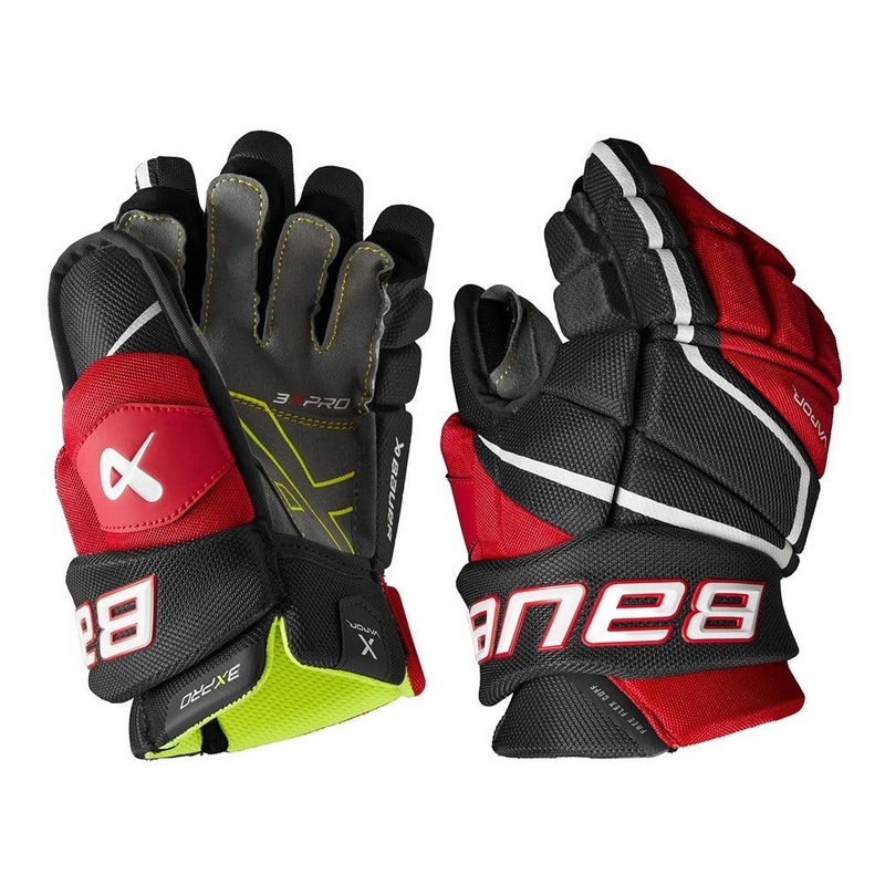 Vapor 3X Pro Hockey Gloves – Junior 10 Red