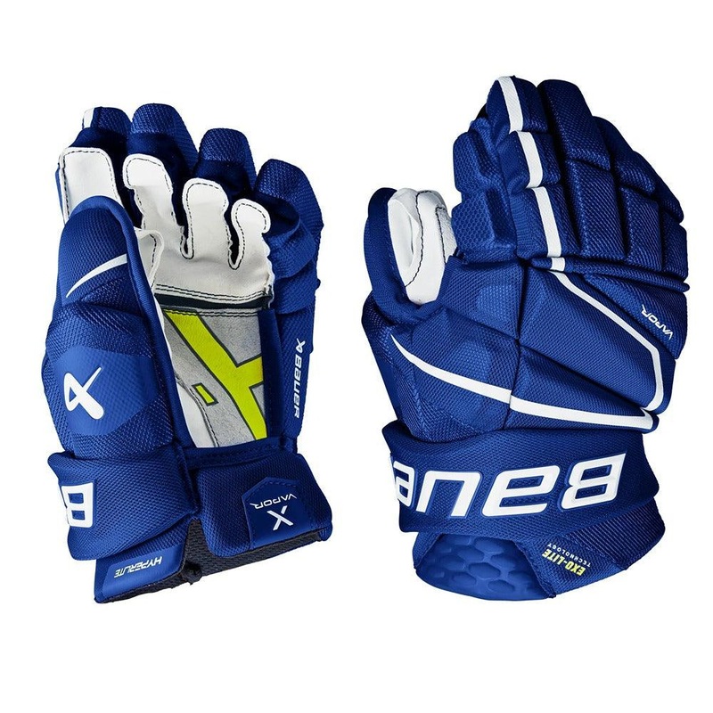 Vapor Hyperlite Hockey Gloves – Junior 10 Blue