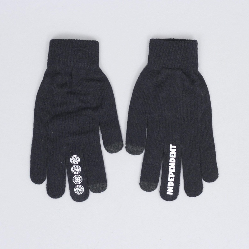 Independent Crosses Gloves Black