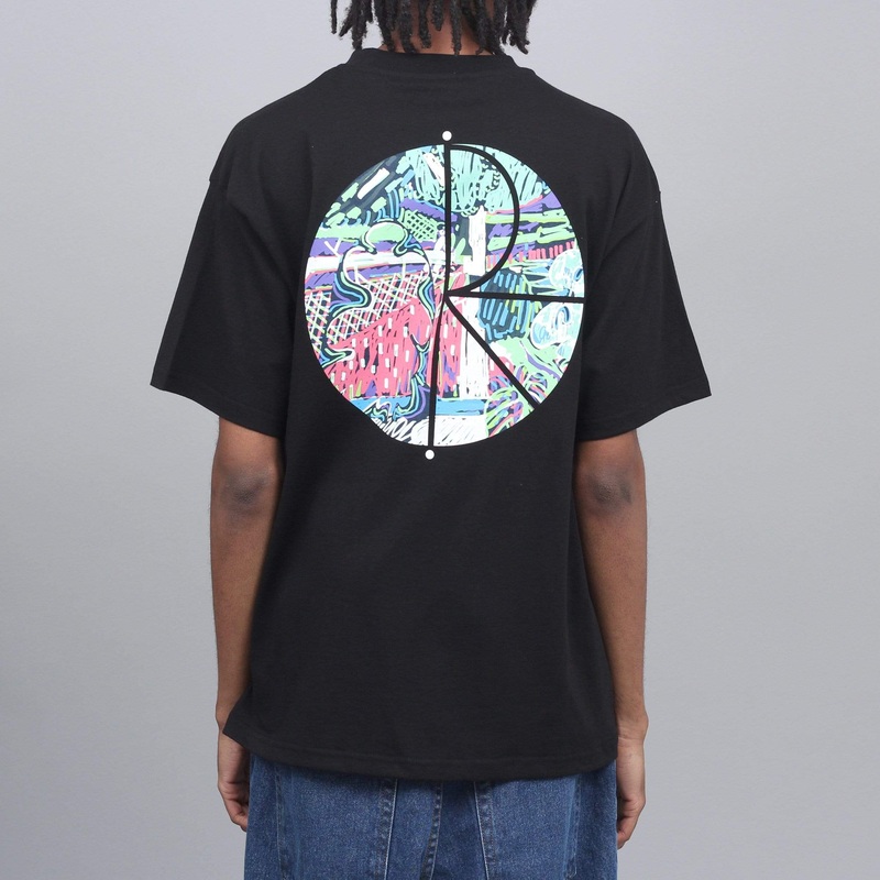 Polar Garden Fill Logo T-Shirt Black Small