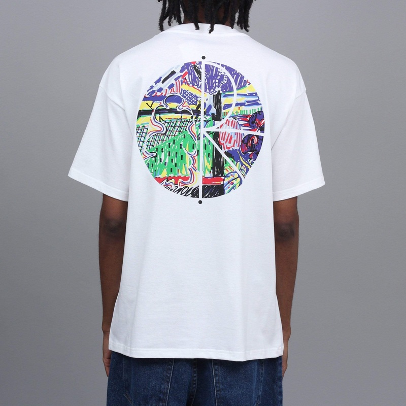 Polar Garden Fill Logo T-Shirt White Small