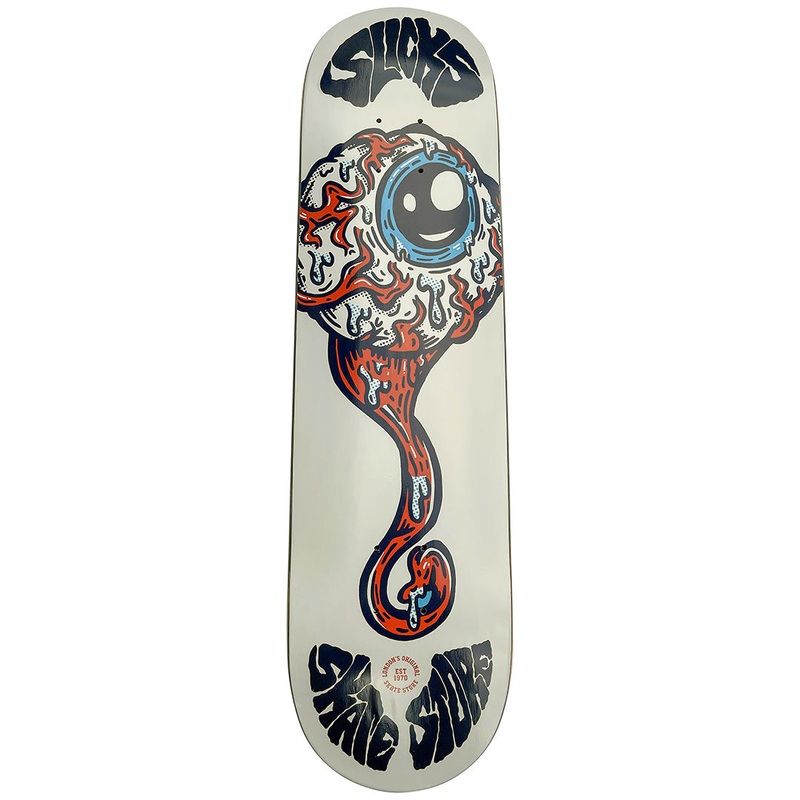 Slick’s Skate Store Psychedelic Eye Shop Deck – 8.5″