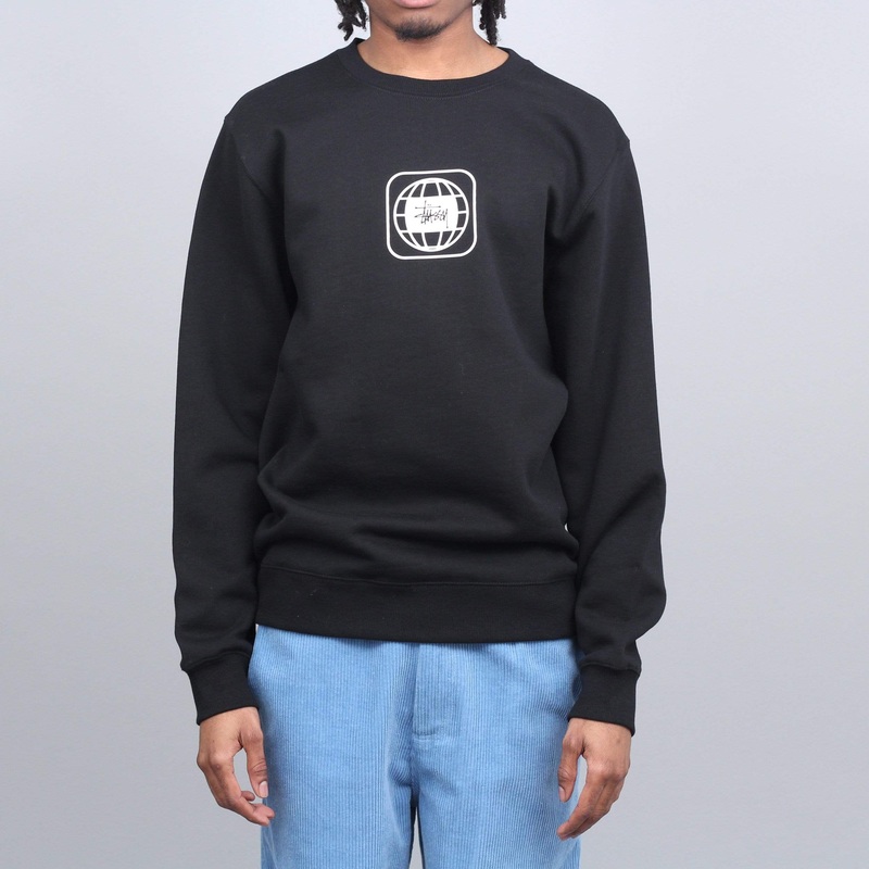 Stussy Universal Crew Black Small