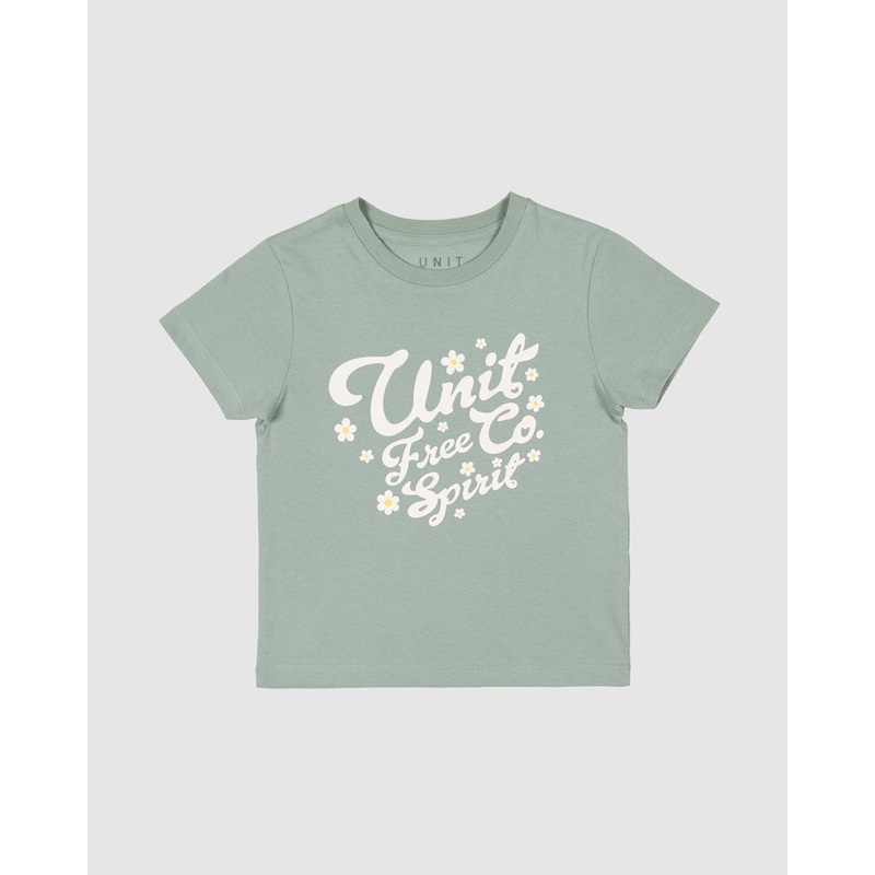 Unit KIDS TEES – CHARLI SAGE GREEN 0