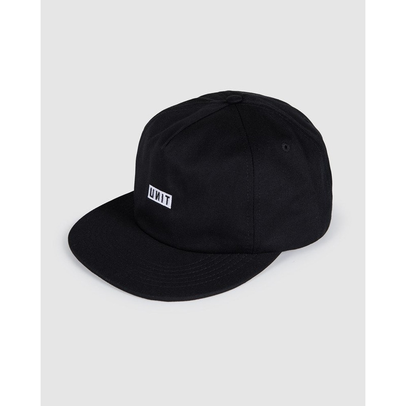 Unit MENS HEADWEAR – UNSTRUCTURED SNAPBACK – FORUM BLACK OSFM