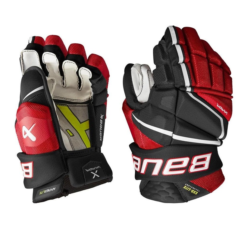 Vapor Hyperlite Hockey Gloves – Junior 10 Navy/Red/White