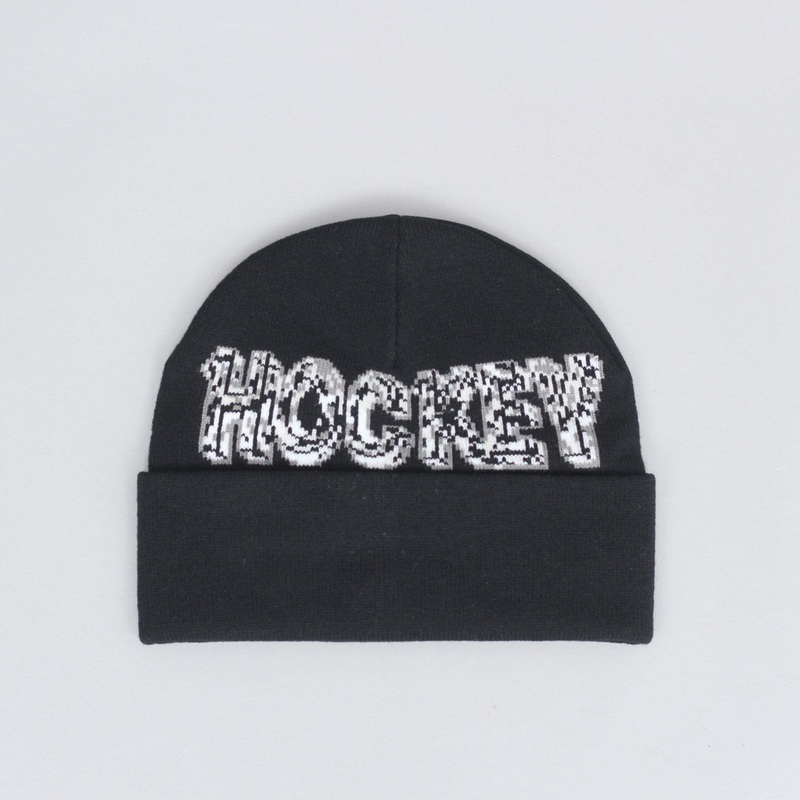 Hockey Ice Beanie Black