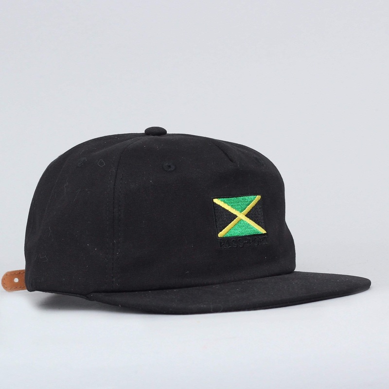 Passport Jamaica 5 Panel Cap Black