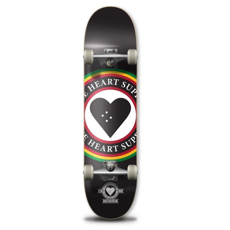 The Heart Supply Insignia Rasta Skateboard – 8.0″