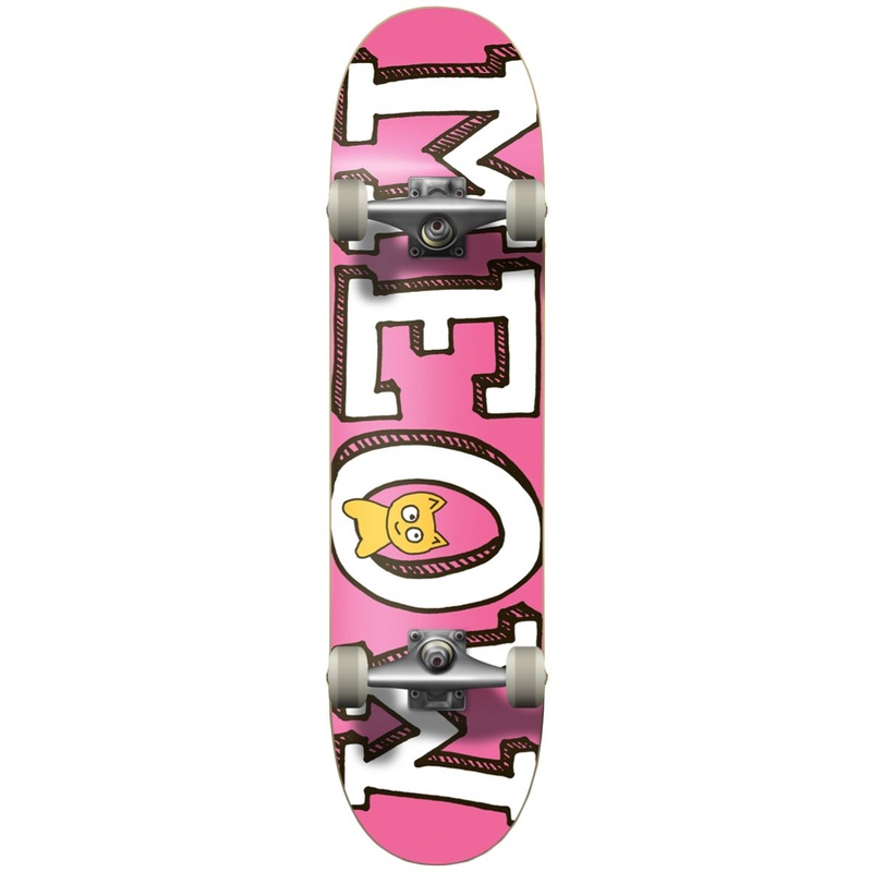 Meow Logo Pink Skateboard – 7.5″