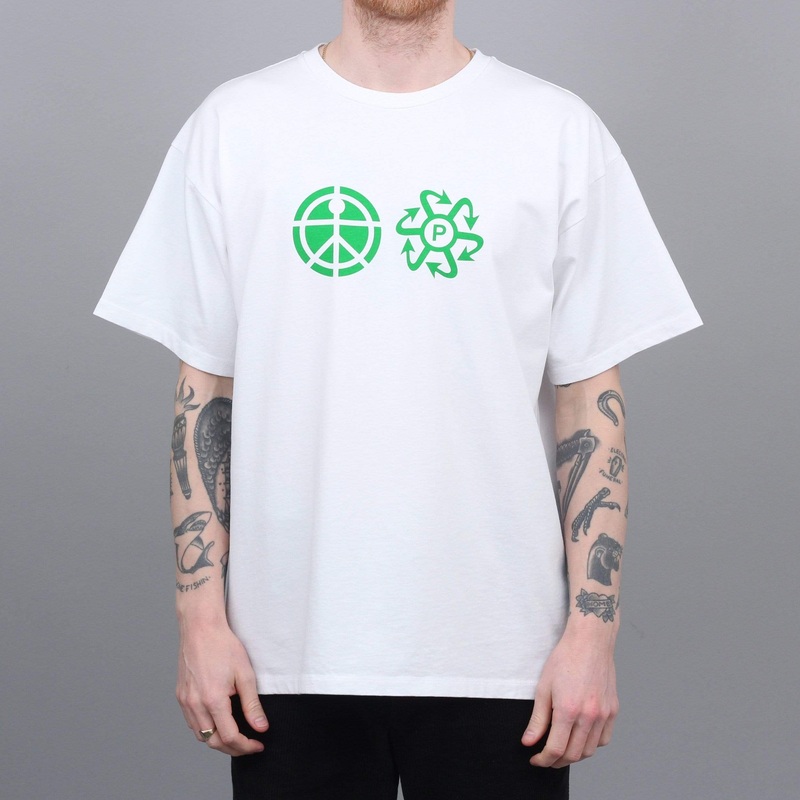 Paccbet Print Logo T-Shirt White Small