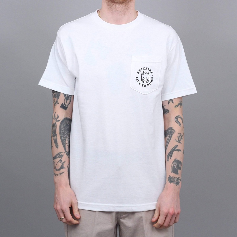 Spitfire Bighead LTB T-Shirt White / Black Small
