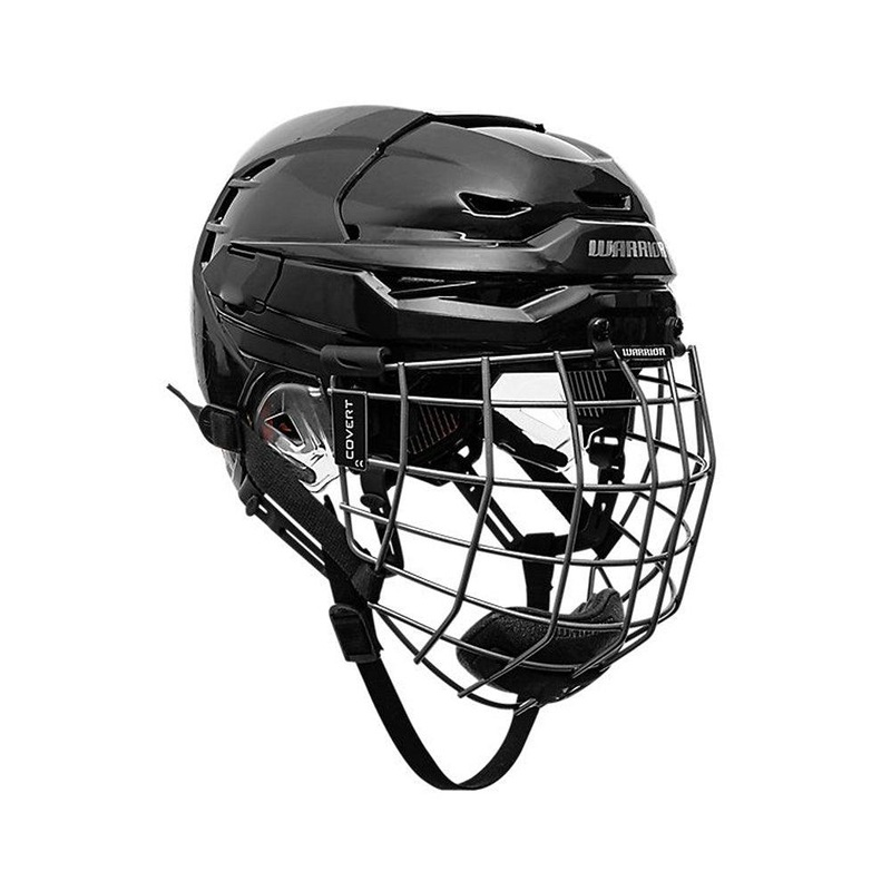 Warrior Covert CF100 Hockey Helmet Combo – Senior S White