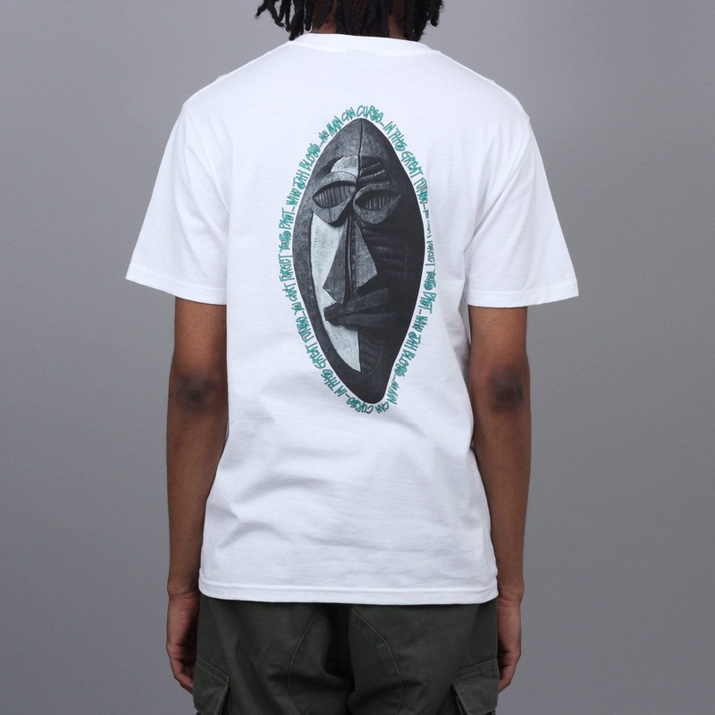 Stussy Tribal Mask T-Shirt White Small