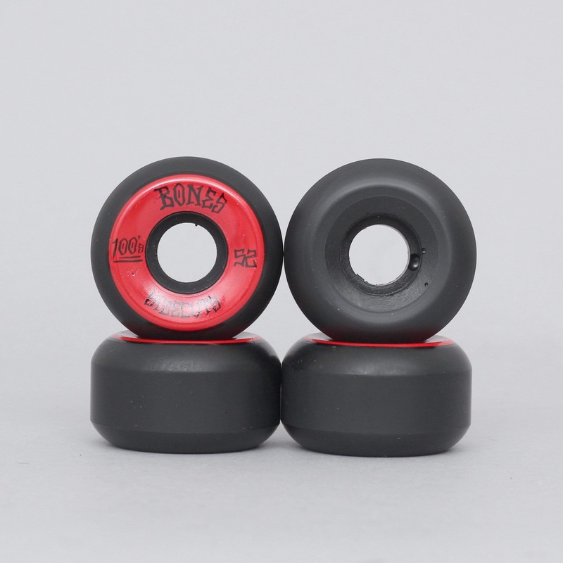 Bones 52mm 100’s #2 V5 Sidecut Wheels Black