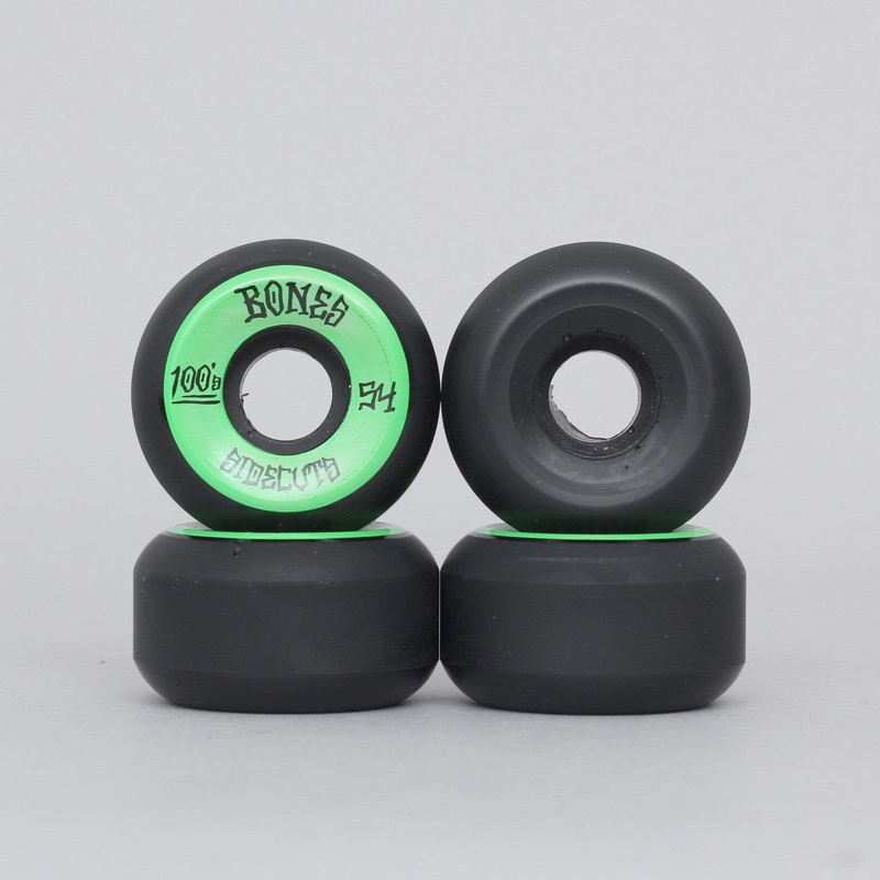 Bones 54mm 100’s #2 V5 Sidecut Wheels Black