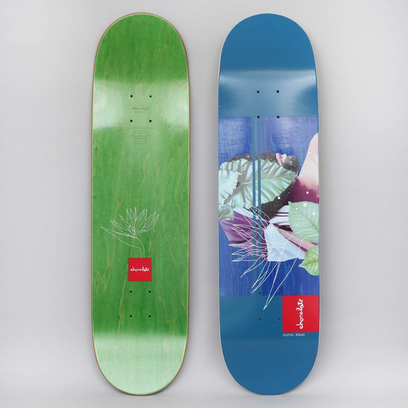 Chocolate 8.375 Stevie Perez Devine Sublime Skateboard Deck Navy