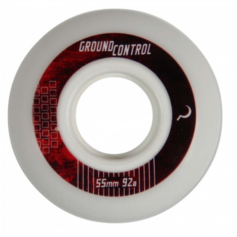 Ground Control Team White Wheels 55mm 92a – Set of Four