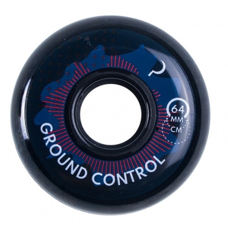 Ground Control Turbulence Black Wheels 64mm 90a – Set of Four