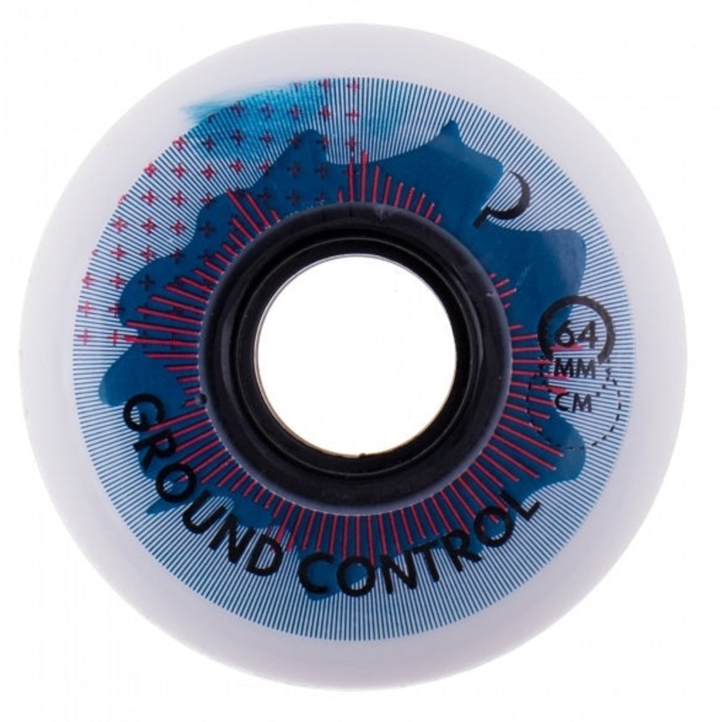 Ground Control Turbulence White Wheels 64mm 90a – Set of Four
