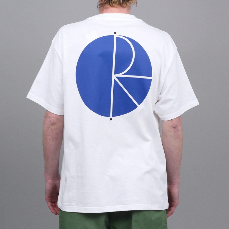 Polar Fill Logo T-Shirt White / Blue (old) Small