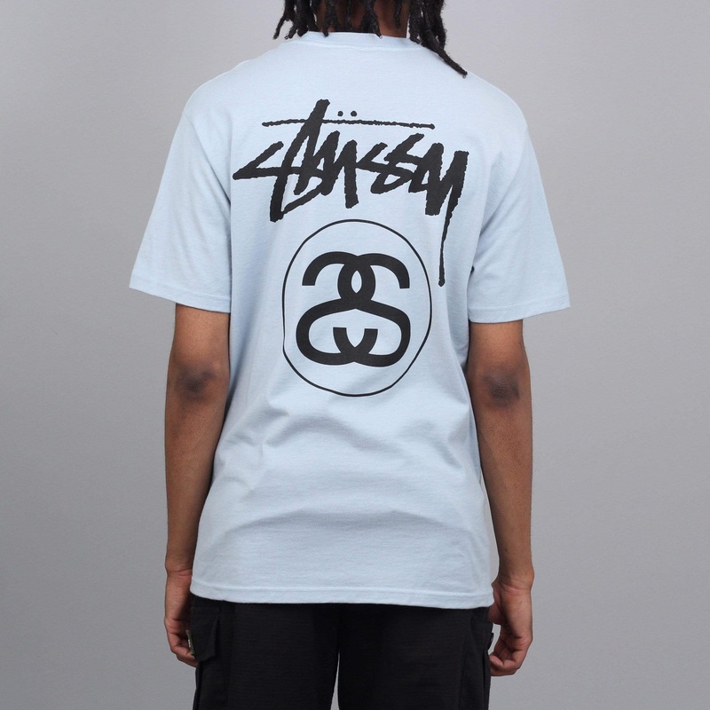 Stussy Stock Link T-Shirt Slate Small